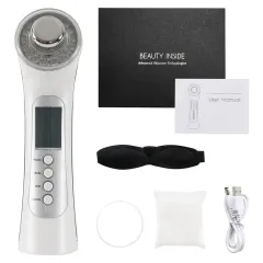 Ultrasonic Color Light Skin Rejuvenation Input And Output Instrument - White Gift Box Packaging - View 1