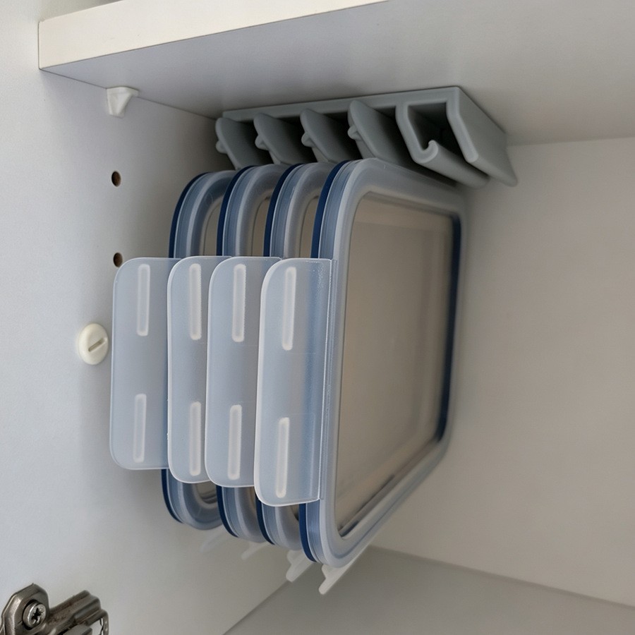 Food Container Lid Rack