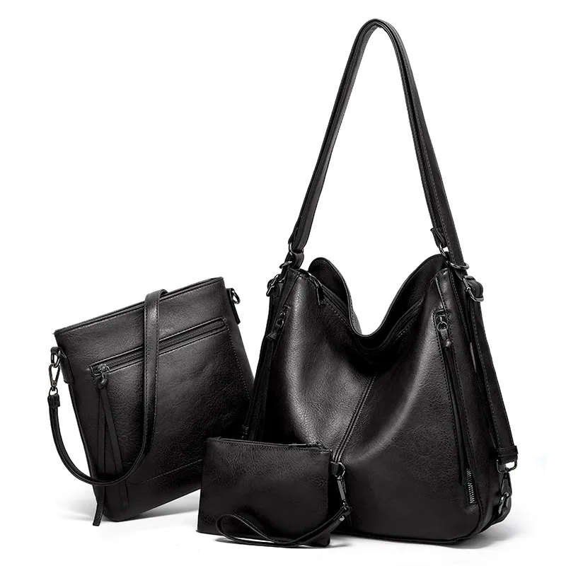 Special-interest Design New Women's Bag Retro Fashion Three-piece Set