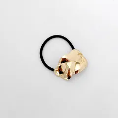 High-grade Hair Accessories Hair Rope Geometric Ellipse Glossy High-elastic Rubber Band - 1 Style - View 1