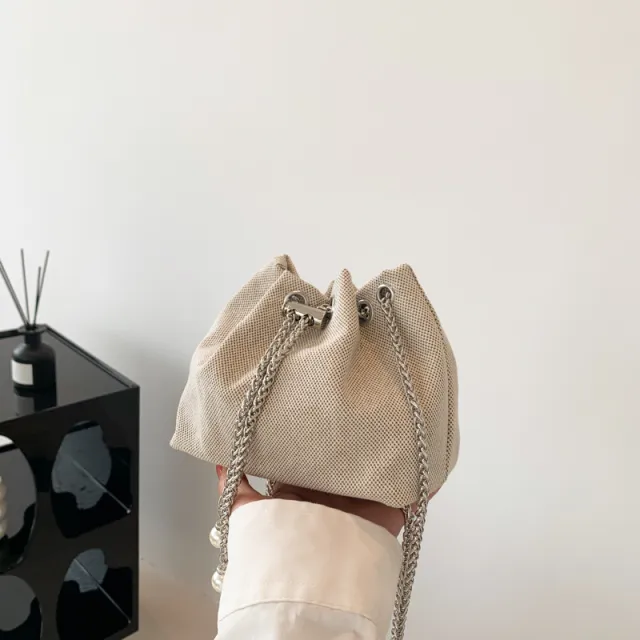Summer Leopard Print Women's Fashion Woven Crossbody Chain Shoulder Bag Gray - Shop at LoveMi