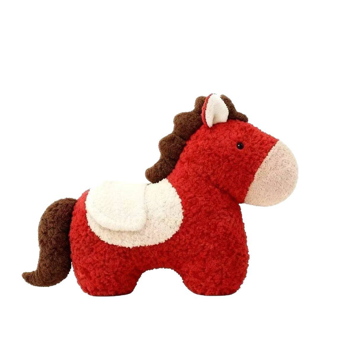 Plush Throw Pillow Spring Festival Horse Year New Decorative Ornaments