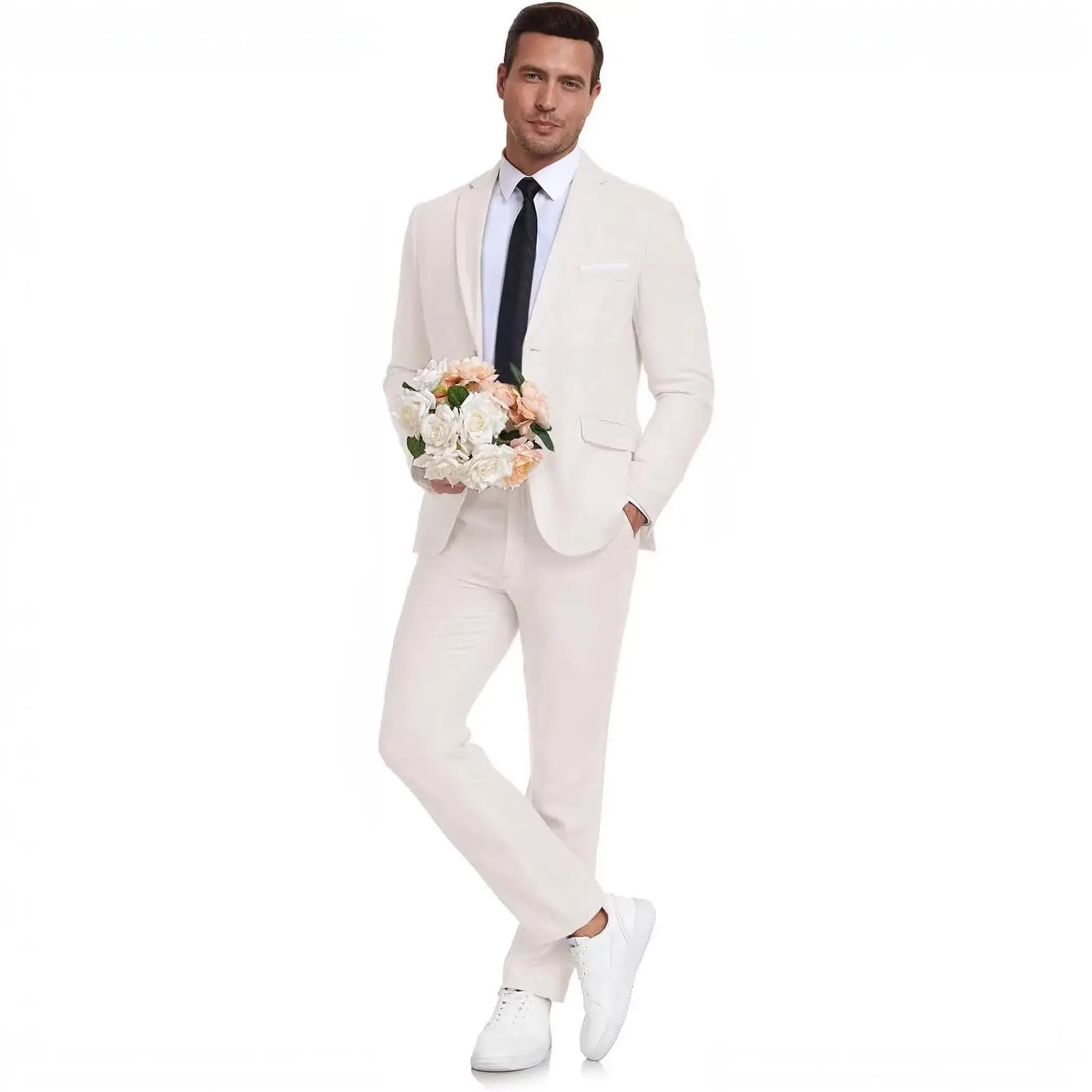 Mens Business-Casual Two-Piece Suit