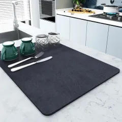 Kitchen Disposable Heat Insulation Pad, Table Top, Coaster - Navy Blue - View 1