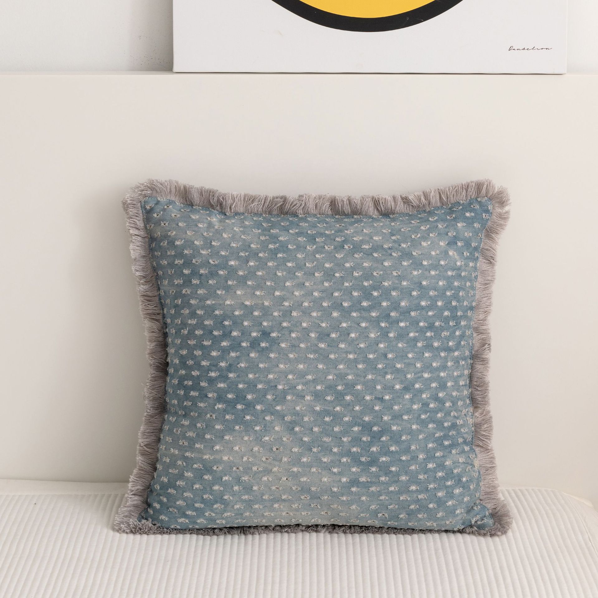 Tassel Square Pillow