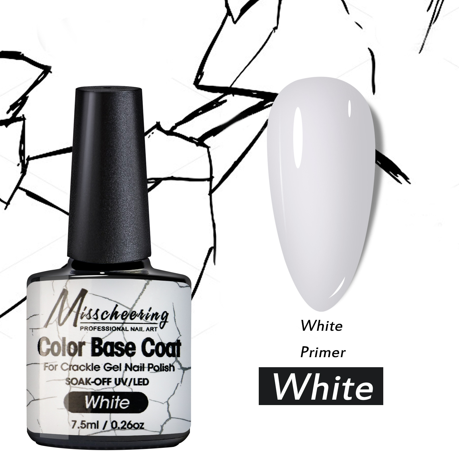 Crack Glue Base Color White 13