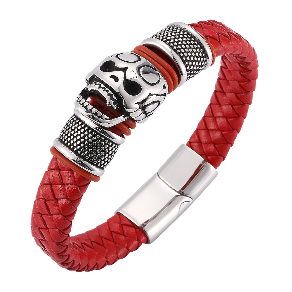 Cowhide Braided Bracelet