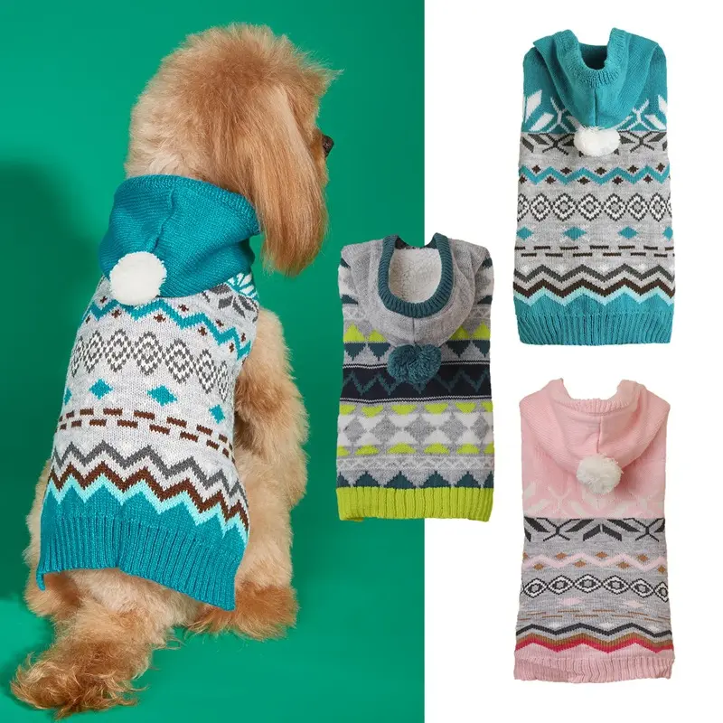 Pet Sweater Classic Diamond Pattern
