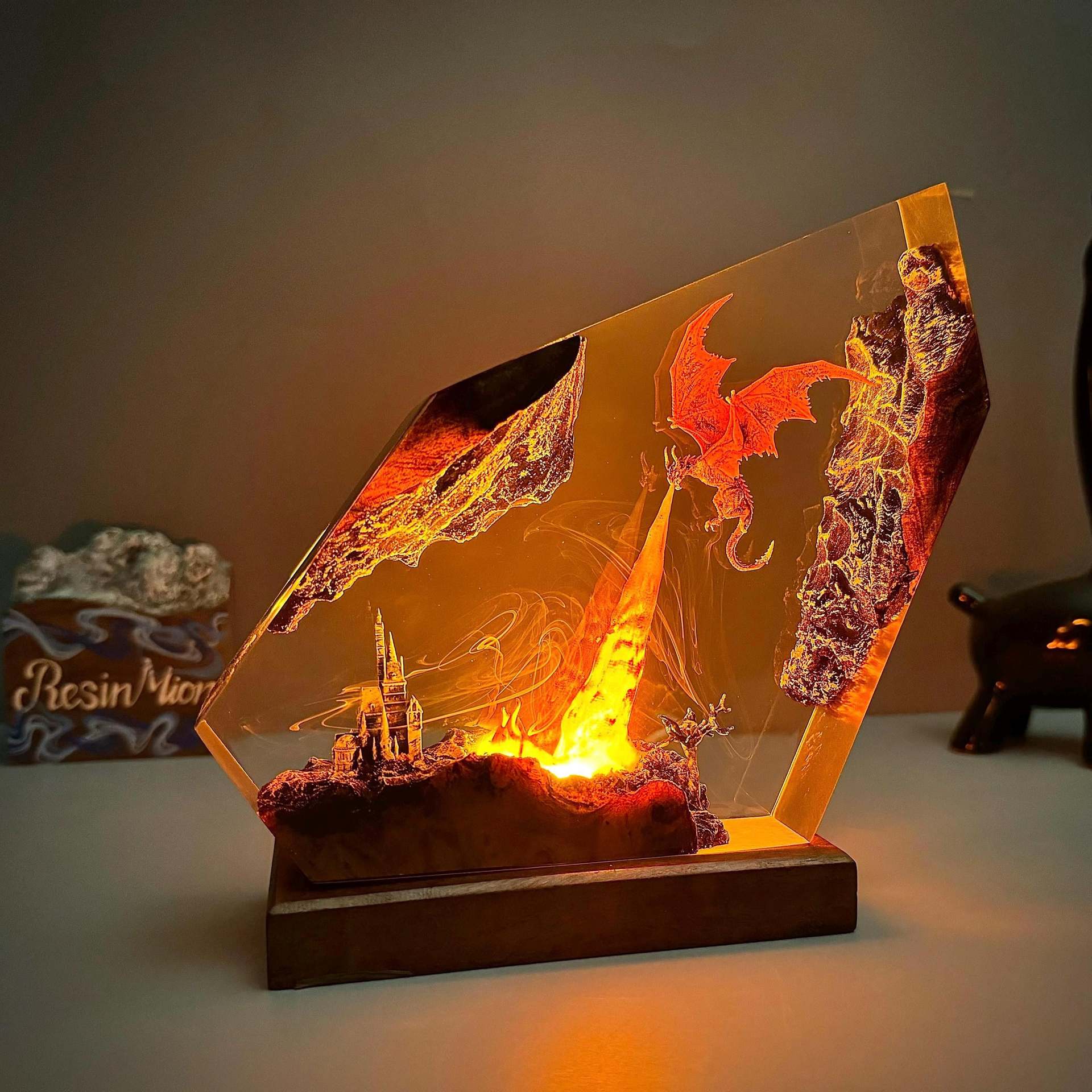 Resin Dragon Lantern, picture 3 of 4
