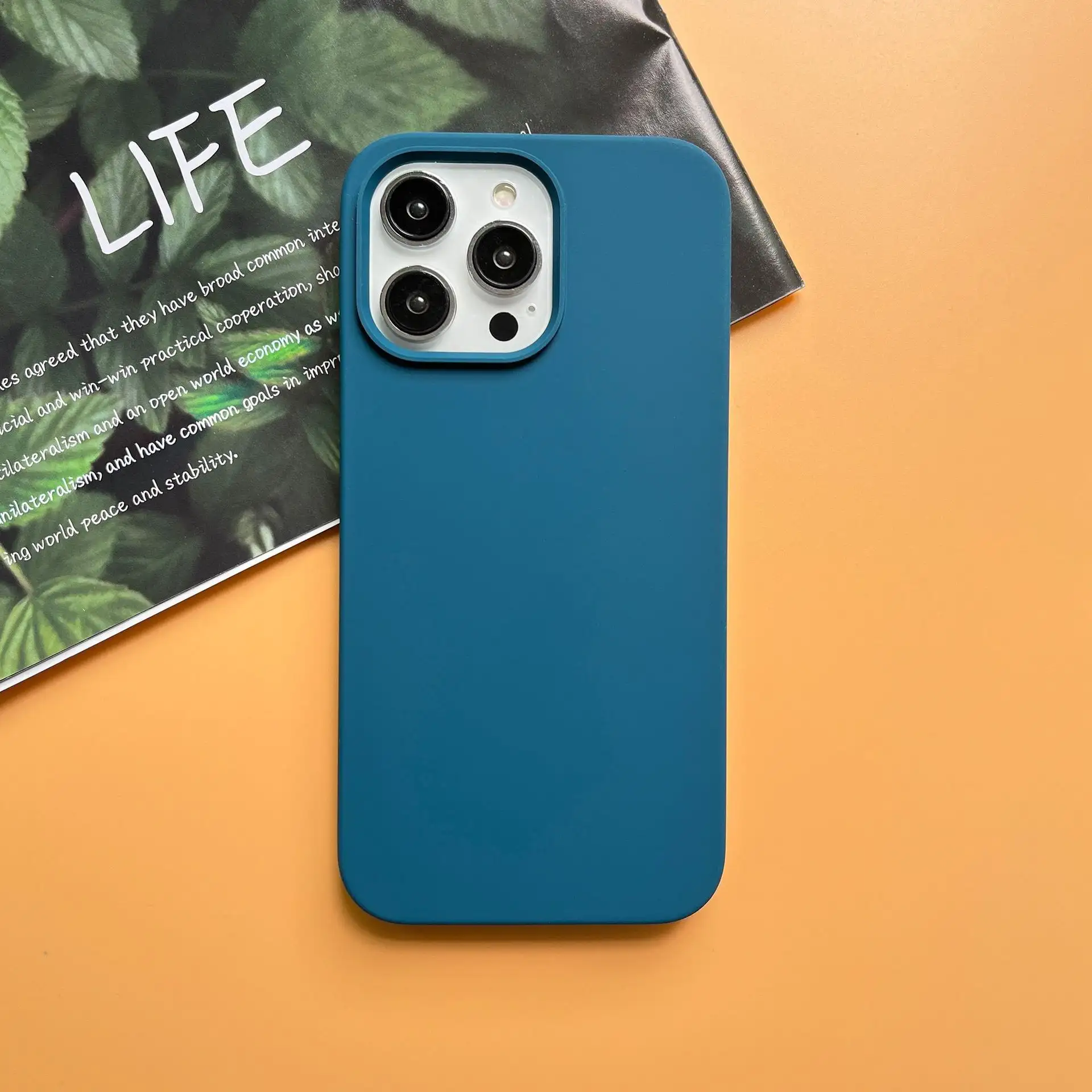 Silicone Phone Case Protective Sleeve Large Hole