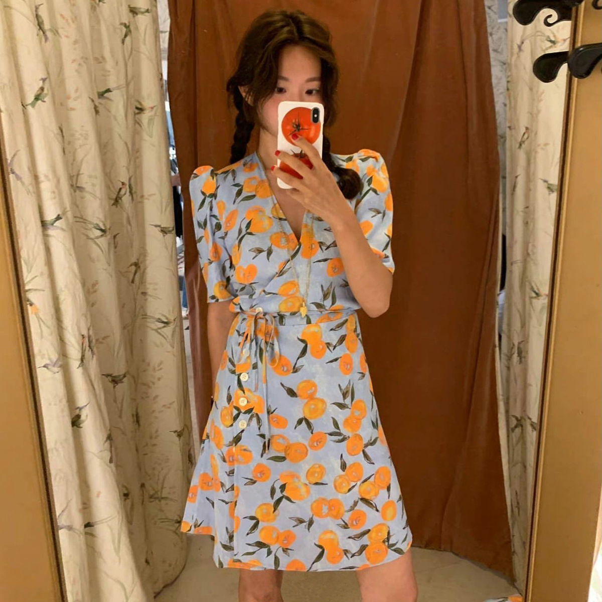 Chiffon Floral Print Midi Dress, picture 3 of 6