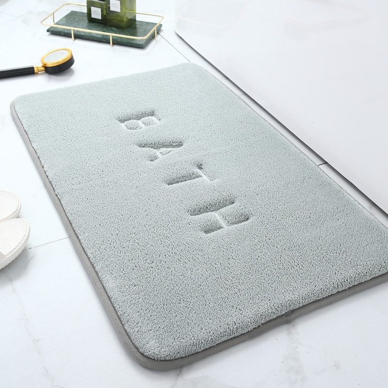 Title 6, Cross-border Memory Foam Floor Mat Bathroom Bat...