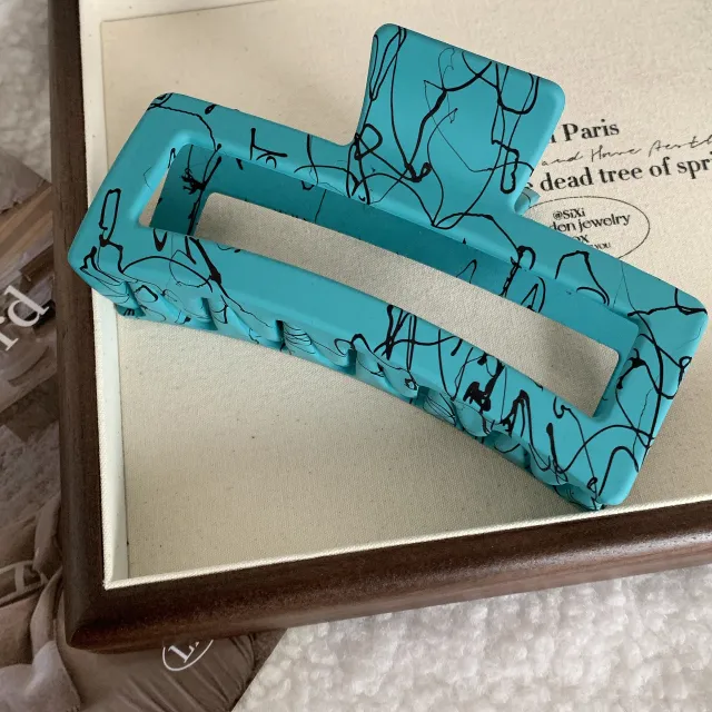 Large Size Vintage Claws Trendy Crab Hair Clip 6 Lake Blue - Shop at LoveMi