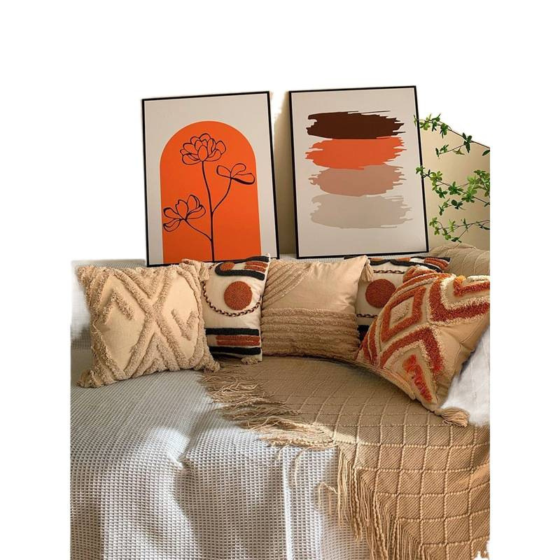 Ins Ximia Guesthouse Moroccan Tufted Cushion Pillowcase Bedside And Sofa Backrest Pads