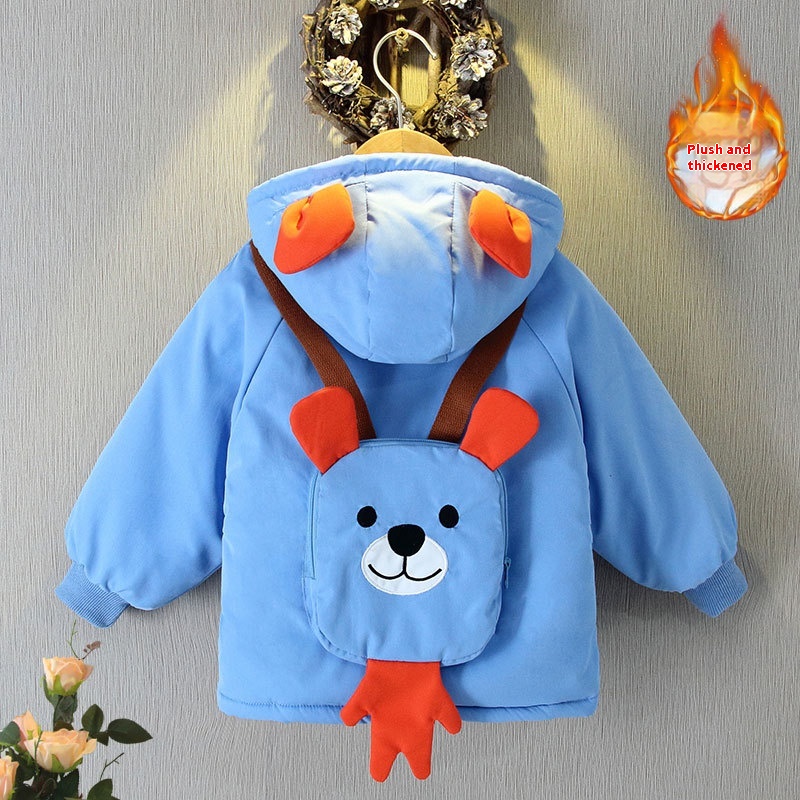 Backpack Bear Coat Blue