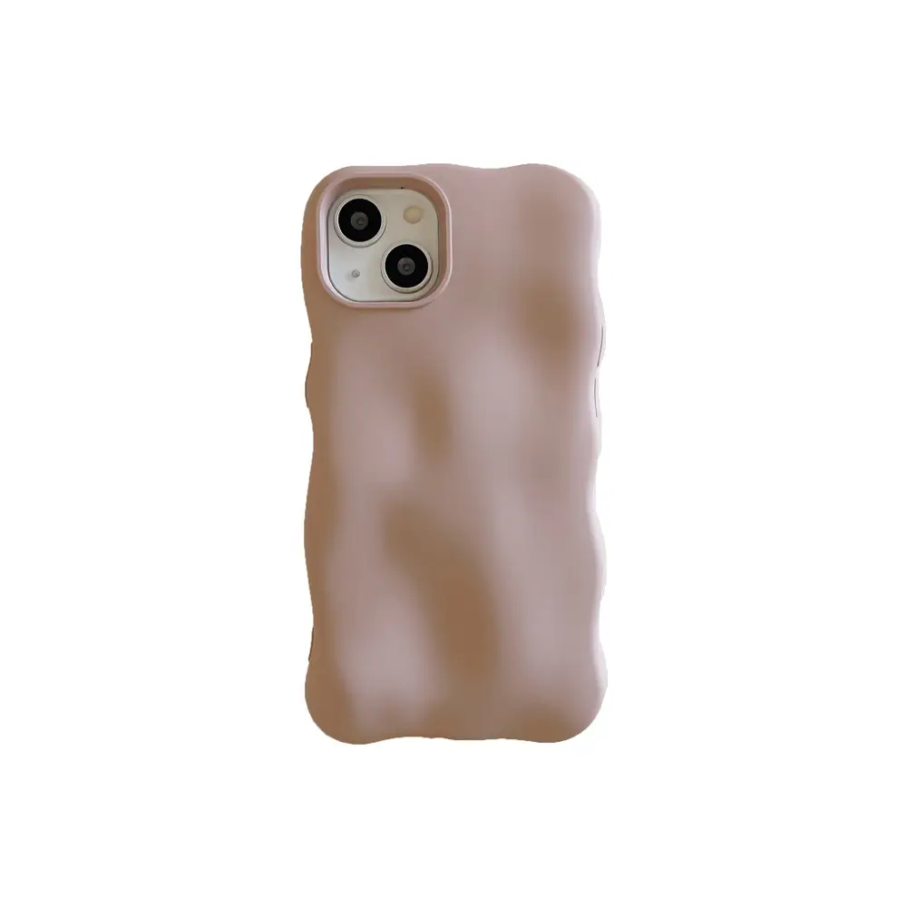 Solid Color Frosted Meteorite Pattern Phone Case