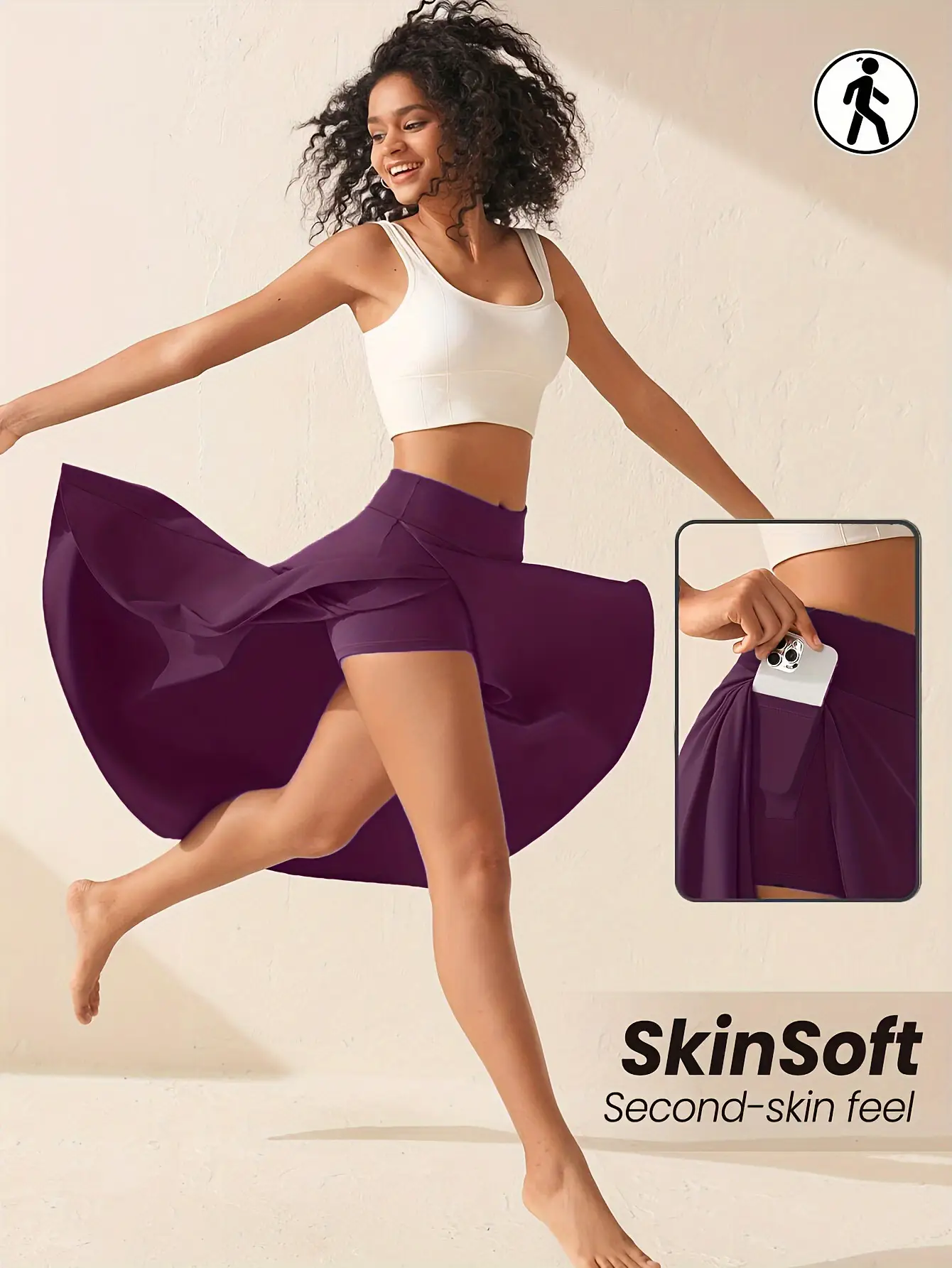 Elegant Flowing Solid-Colored Midi Skirt With Ruffle Trim