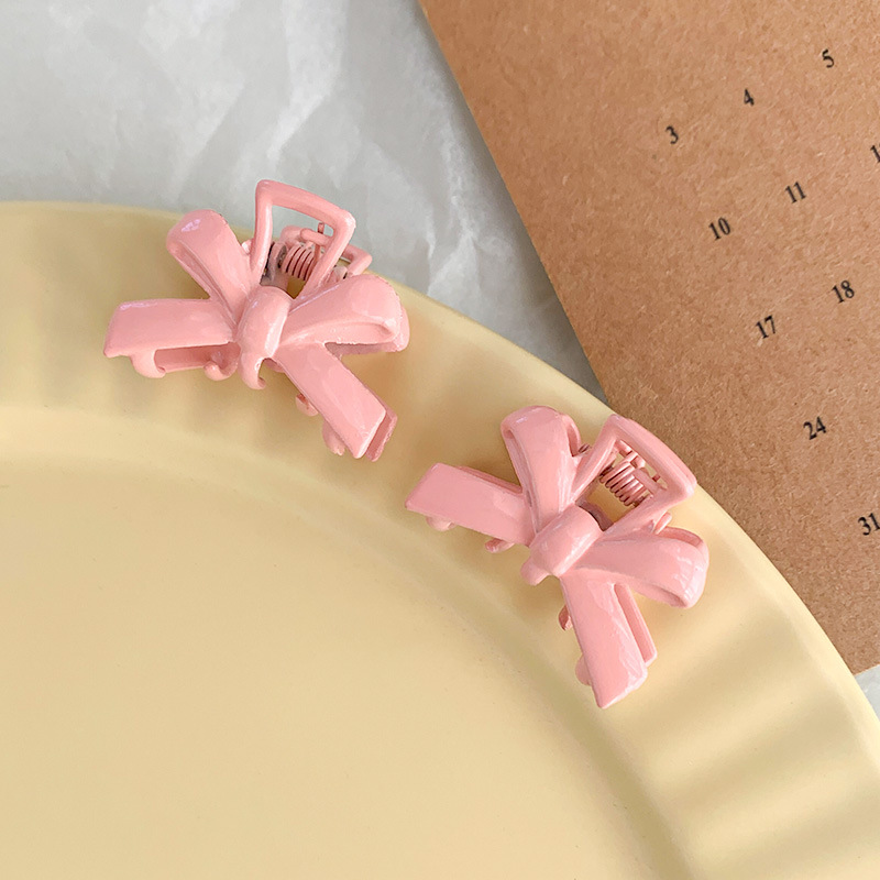 Candy-colored Metal Hair Clip With A Bow - Image 2