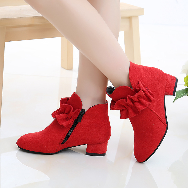 Winter Children's Velvet Short Boots - Image 5