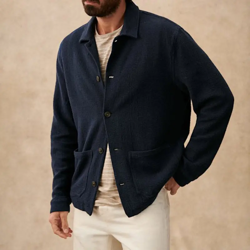 New Fallwinter Mens Casual Knitted Cardigan