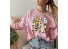 Sweater Round Neck Letter Loose Comfortable Top Women - Ap230722018 - View 1