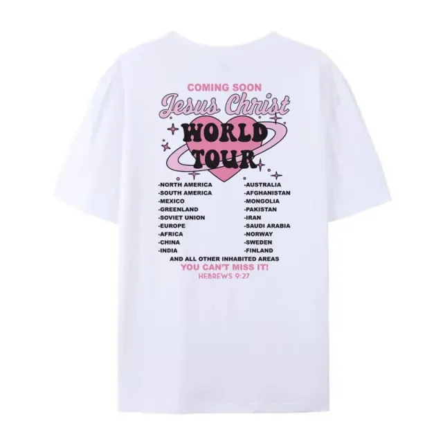 Fashion T shirt Knitted Printed Women's Top White - Shop at LoveMi