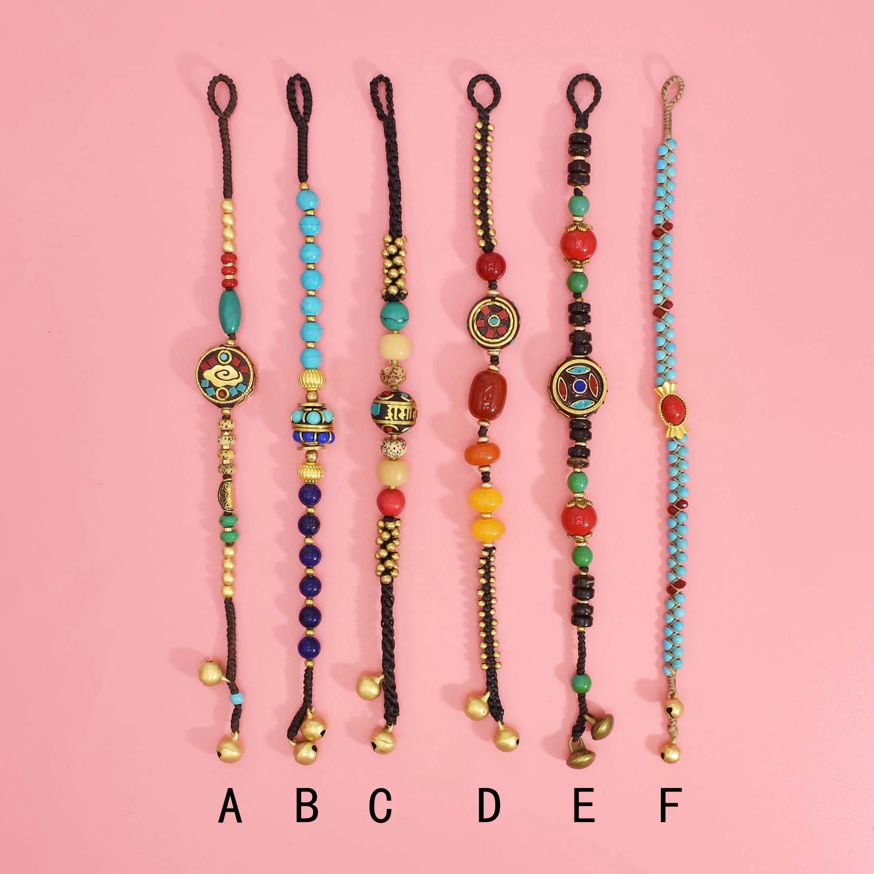 Bohemian Ethnic Style Hand-woven Bell Bracelet