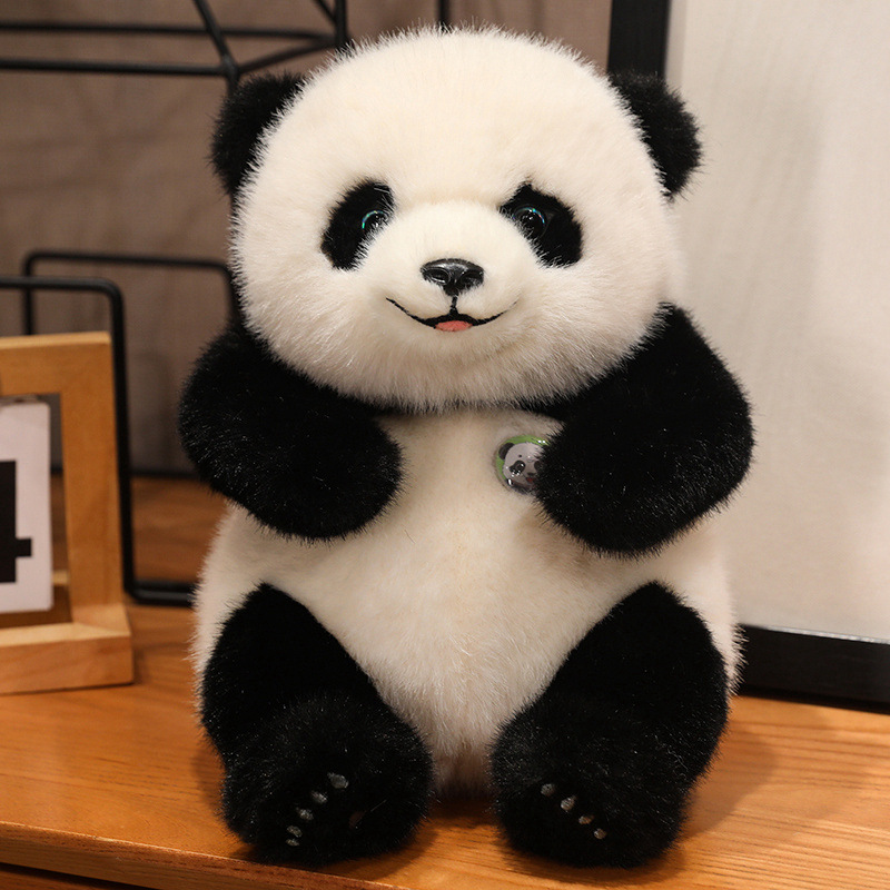 Cute New Plush Toy In The Shape Of A Lifelike Panda