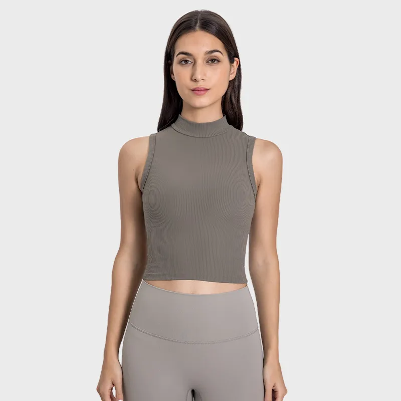 Fashion Fitness Sleeveless Sports Vest Women - Nomadic Grey
