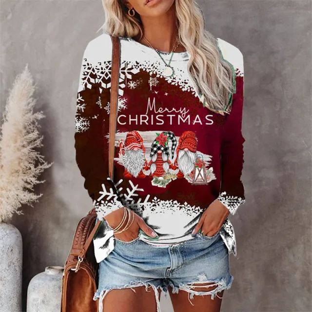 Round Neck T shirt Loose Casual Top Women Jyq4710404 5Xl - Shop at LoveMi
