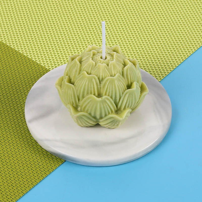 Lotus Rose Candle Silicone Mold