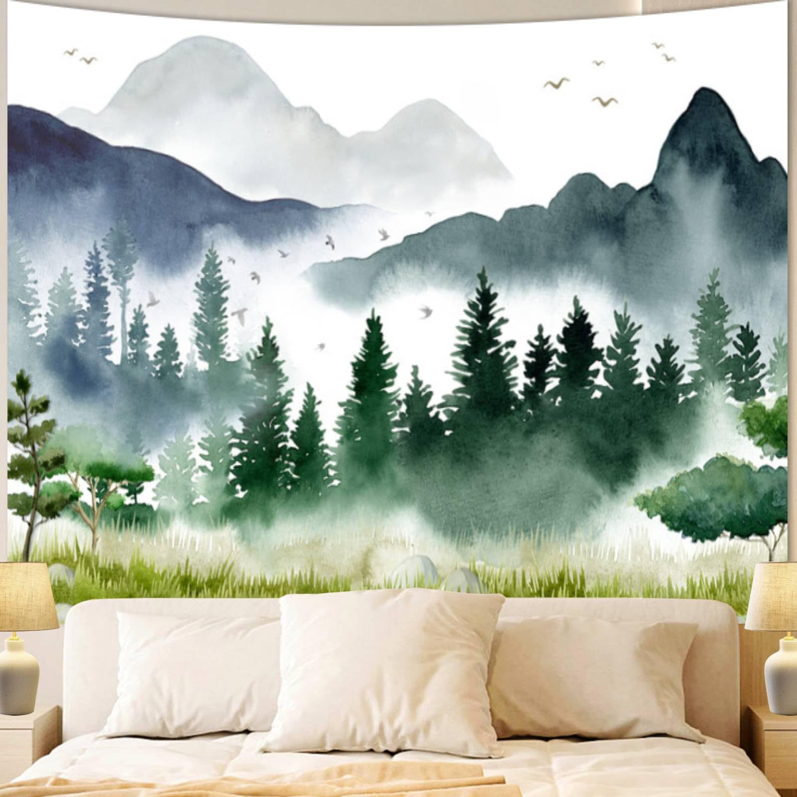 Mountain Scenic Tapestry Wall Hanging, picture 4 of 8