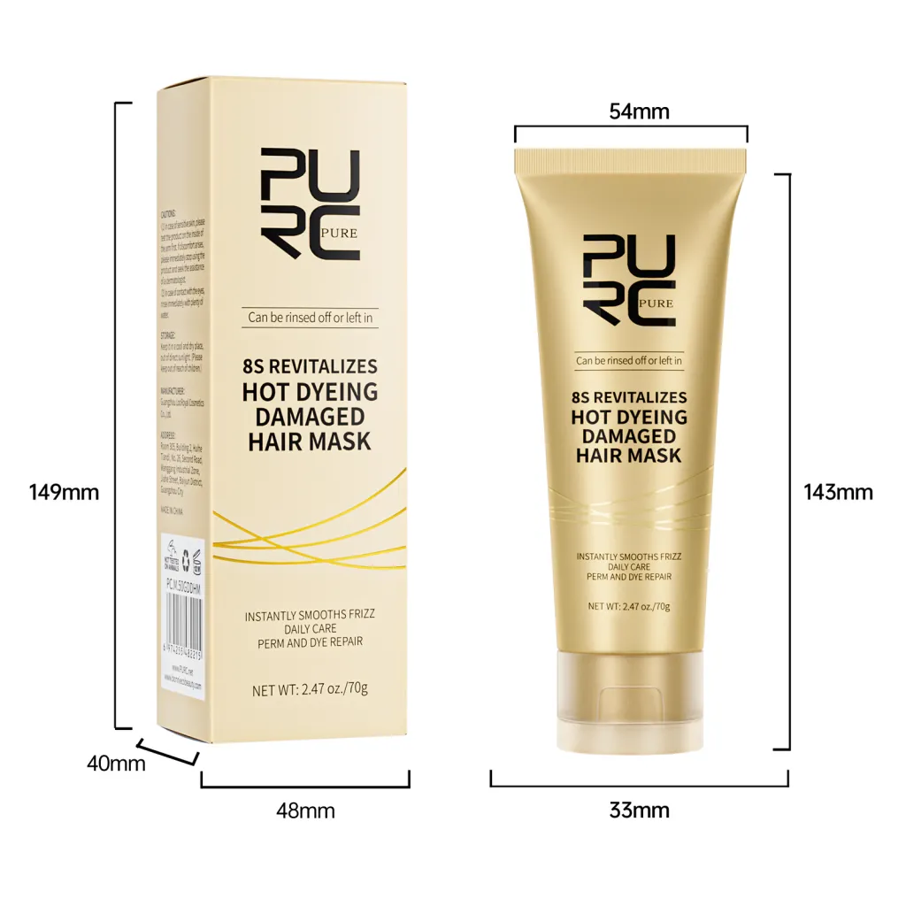 Coke Hair Restoration Soft Repair Non-steamed Wash-free Fluffy Mask - 70Ml