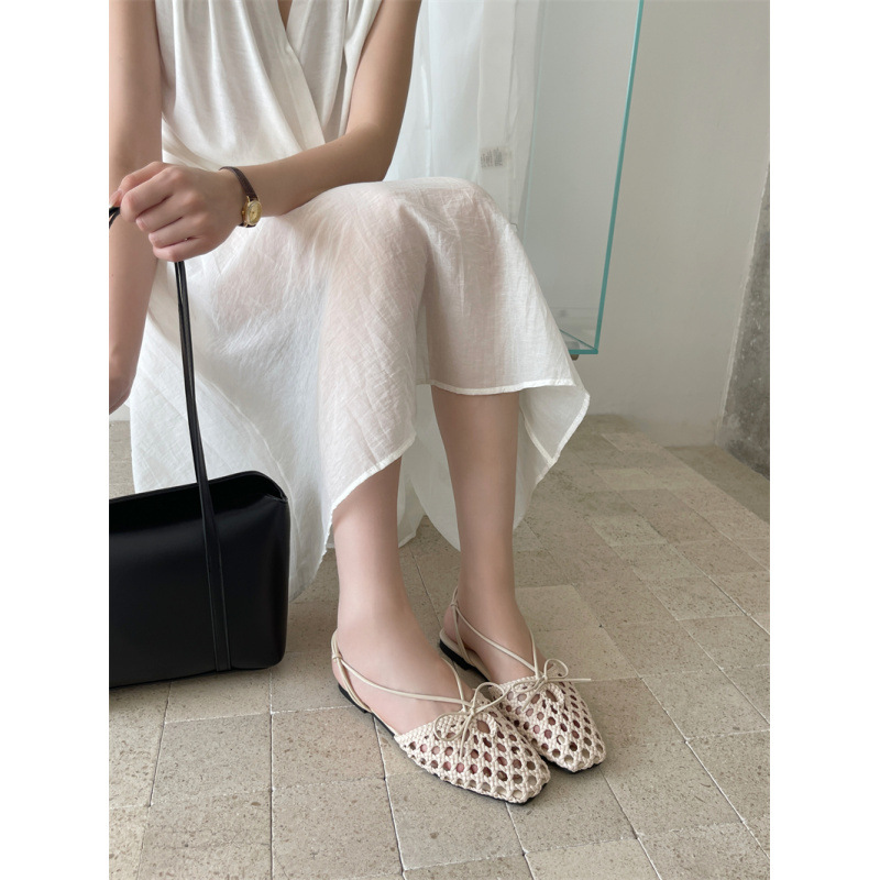 Flat Half-Wrap Sandals, picture 5 of 5
