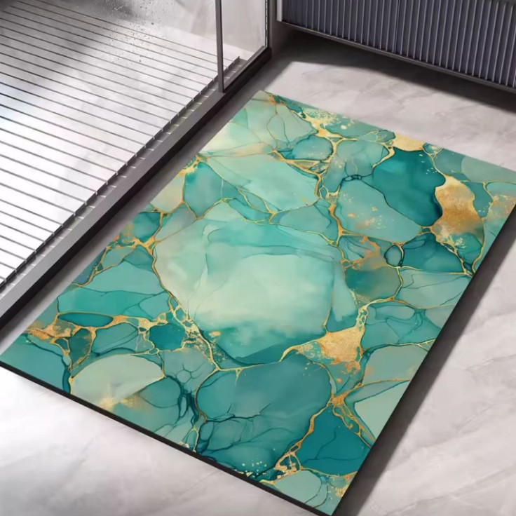 Non Slip Bathroom Floor Mat Durable Stain Resistant And Easy To Clean Foot Pad