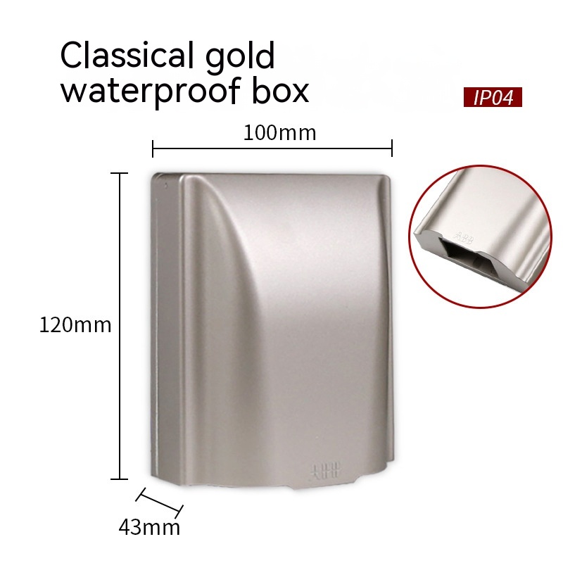 Classical Gold Waterproof Box