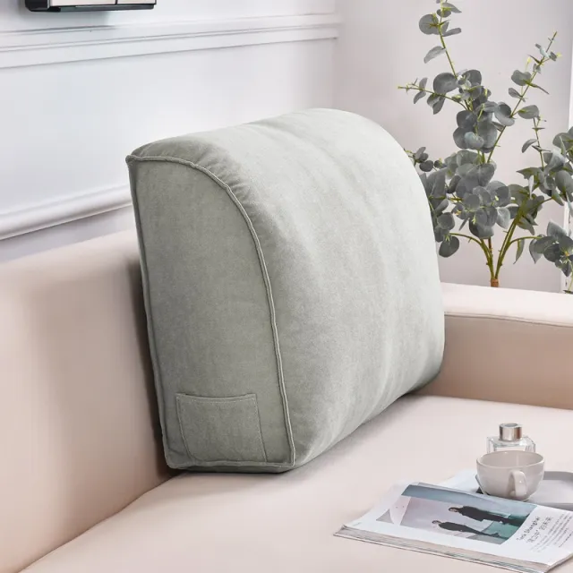 Bay Window Big Backrest Bed Head Backrest Cushion Pillow Smoky Gray - Shop at LoveMi