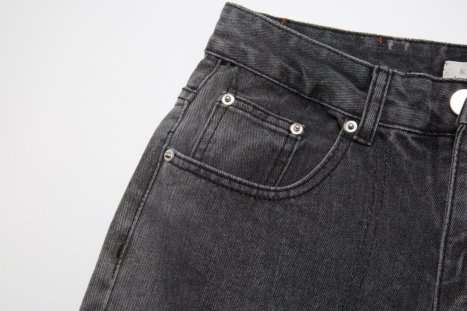 Title 10, Chaopai casual jeans met hoge taille, rechte pi...