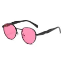 Black Frame Pink Lens