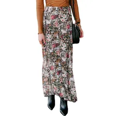 Women's Multi-colour Floral Print Sheath Dress - Floral - View 1