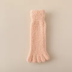 Women's Fleece-lined Thickened Home Sleeping Floor Toe Socks - Sem6 - View 1