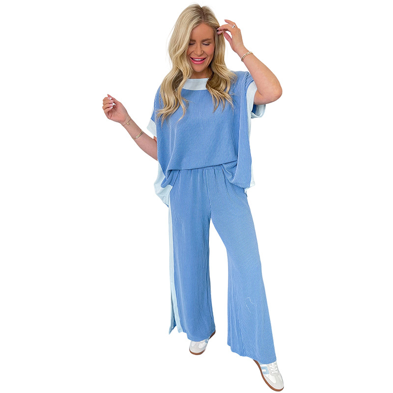 Loose Slim Fit Short Sleeve Two piece Set P304 - Shop at LoveMi