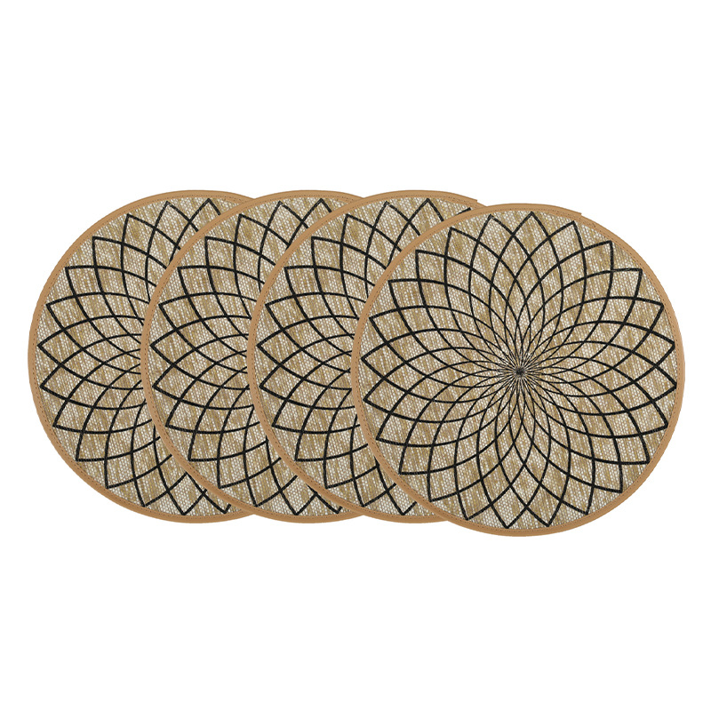 Patterned Jute Placemats