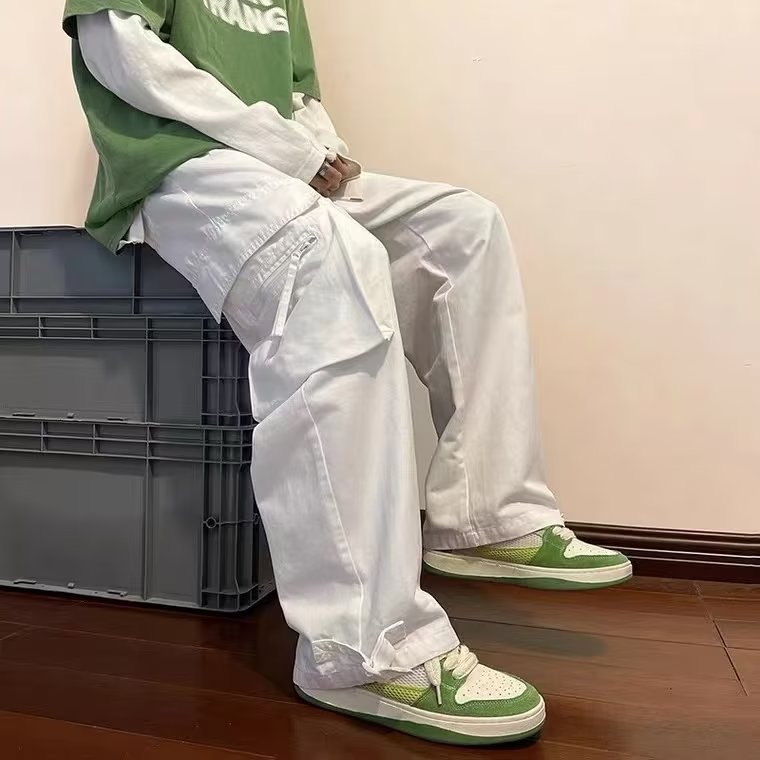 Overalls Men's Summer Hip Hop Casual Pants Loose