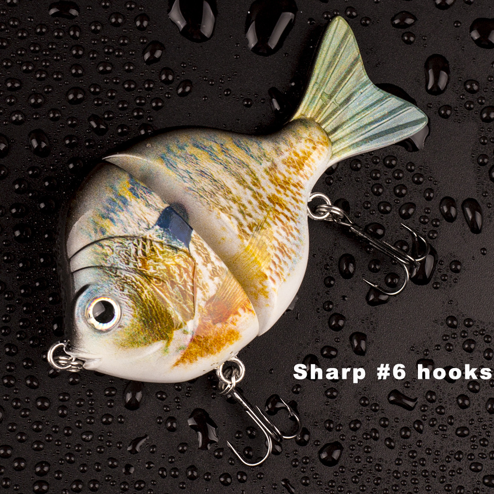 Multi Segment Sunfish Lure Bass Bait
