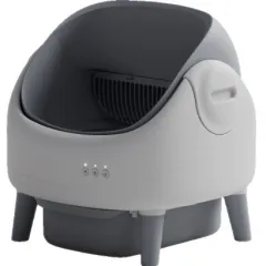 Automatic Intelligent Litter Box Semi-closed Drawer Shovel-free Cat Toilet - Dark Gray - View 1