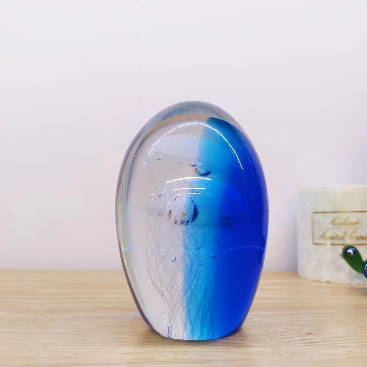 Luminous Glass Ball Jellyfish Ball Ocean Glass Ball