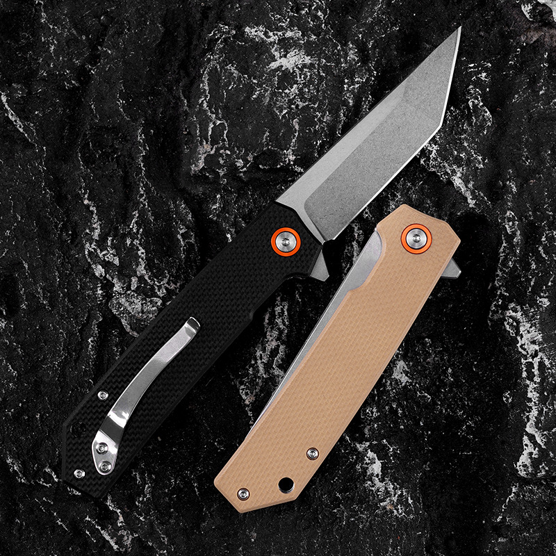 G10 Handle High Hardness Portable Folding Knife