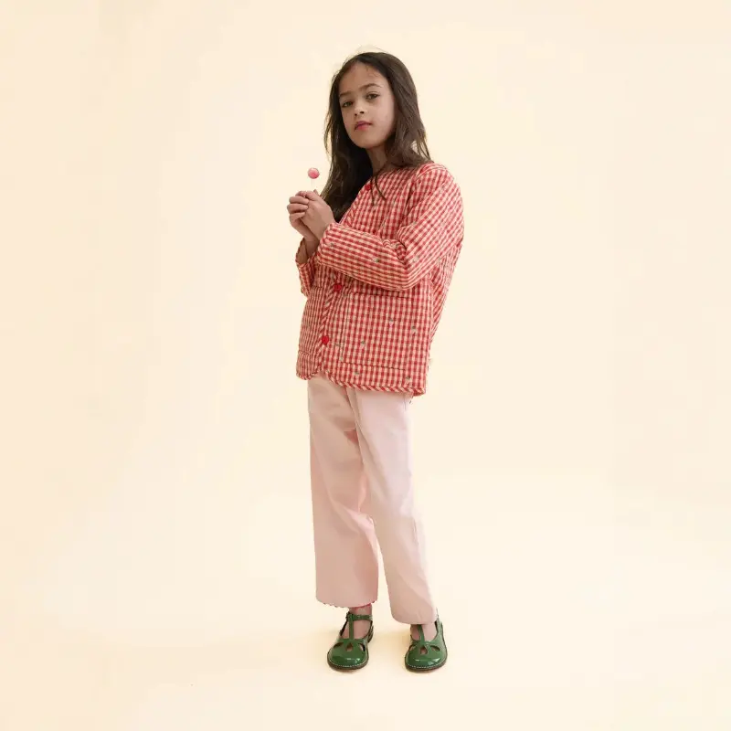 Plaid Baby Cotton-padded Coat