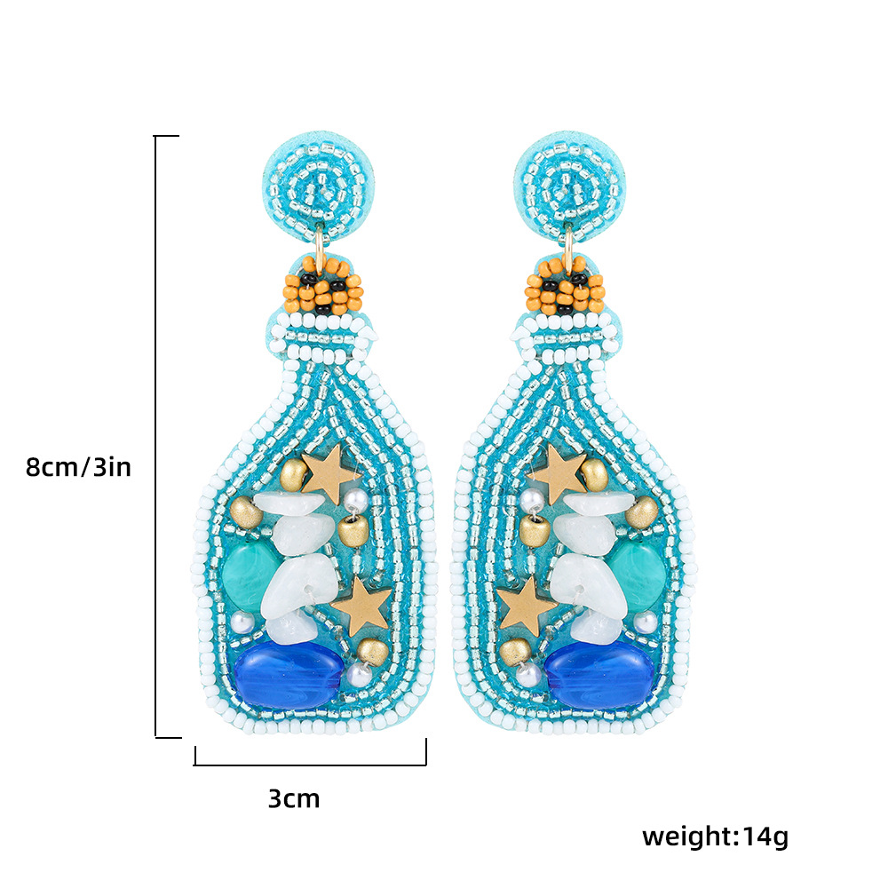 Fashion Marine Animal Color Simple Earrings
